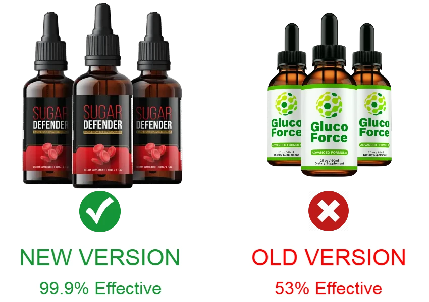 GlucoForce 3 bottles
